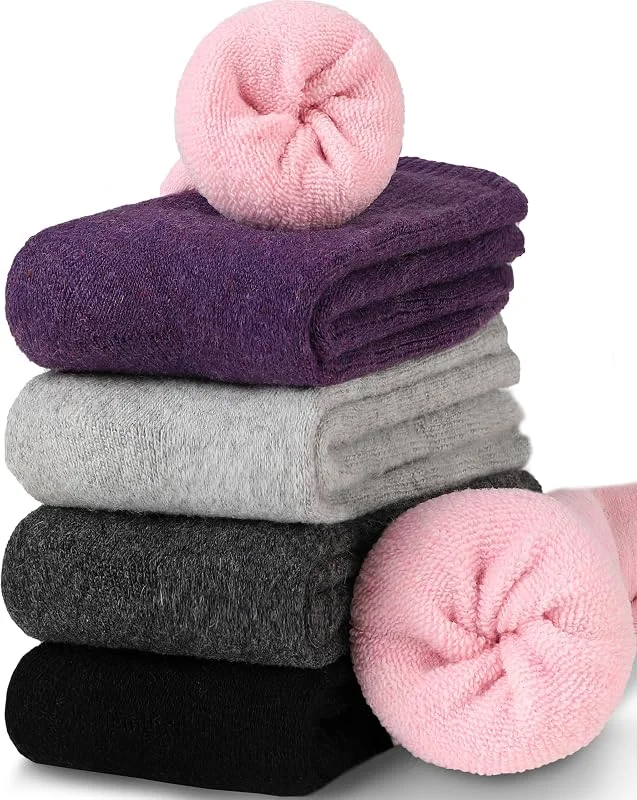 PROETRADE Calcetines Termicos Mujer de Lana Merino, para Invierno — Ropa Navidad