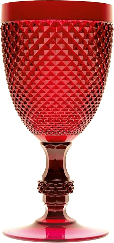 Visita la tienda de Excelsa Brunch Time Set Copa Para Vino Tinto 6 Uds. Diamond 39 cl Rojo — Vino y mesa festiva
