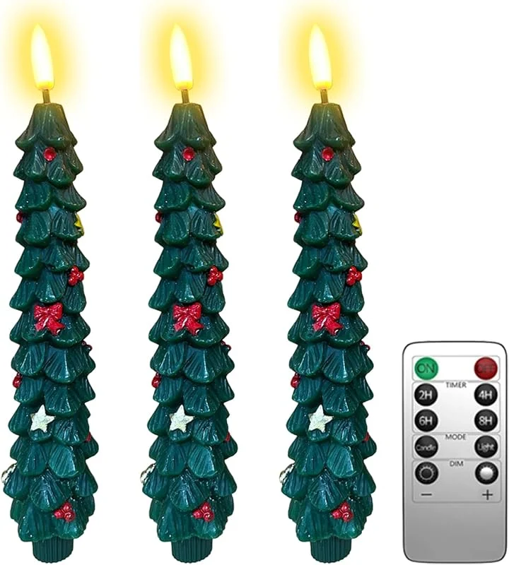 Generisch Velas LED de árbol de Navidad - teledirigido eléctrico — Luces Navidad