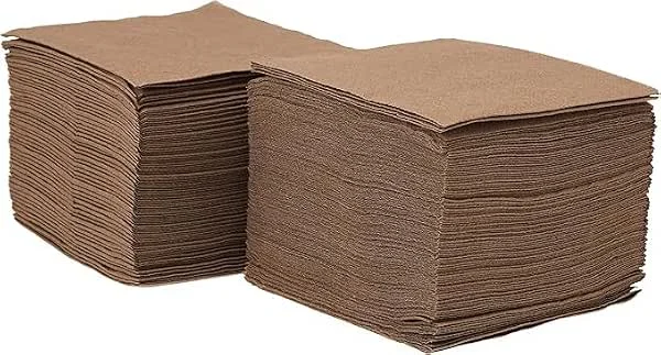 Visita la tienda de MORIGAMI Servilletas Cocktail Punta-Punta 20 x 20 cm, 150 Uds, Chocolate — Adviento y mesa