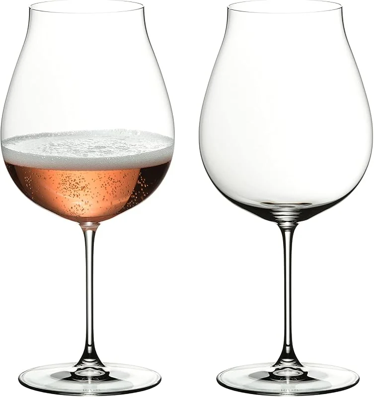 RIEDEL 6449, 67 Veritas New World Pinot Noir, Nebbiolo, ROSÉ Champagner (Estuche de 2 Copas) — Vino y mesa festiva