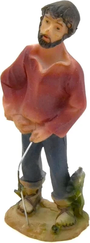 Generic mk2 Figura del belén Oculto de 10.5cm. Encuentra la Figura navideña. orinando, meando el Hombre Que Hace orinando. estatuilla cagando. Conjunto de Escena de Natividad, Figuras, jesús. 3 Reyes. — Decoracion Navidad