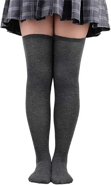 FGFD&OU Calcetines Hasta la Rodilla Mujer Calcetines Altos de Muslo Calcetines Largos Casual Térmicos Medias de Botas Largas para Niña Calcetines Navideños — Ropa Navidad