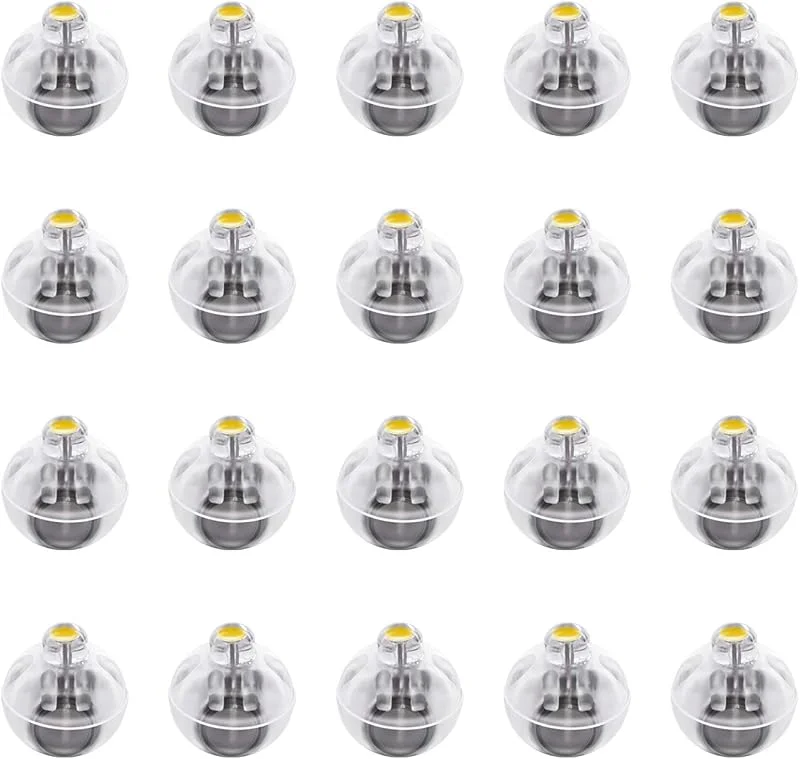 Visita la tienda de FEPITO FEPITO 20 Piezas LED Globos Luces linternas Luces no parpadeantes luz Amarilla cálida para decoración de Fiesta de Boda de Navidad Halloween — Luces Navidad