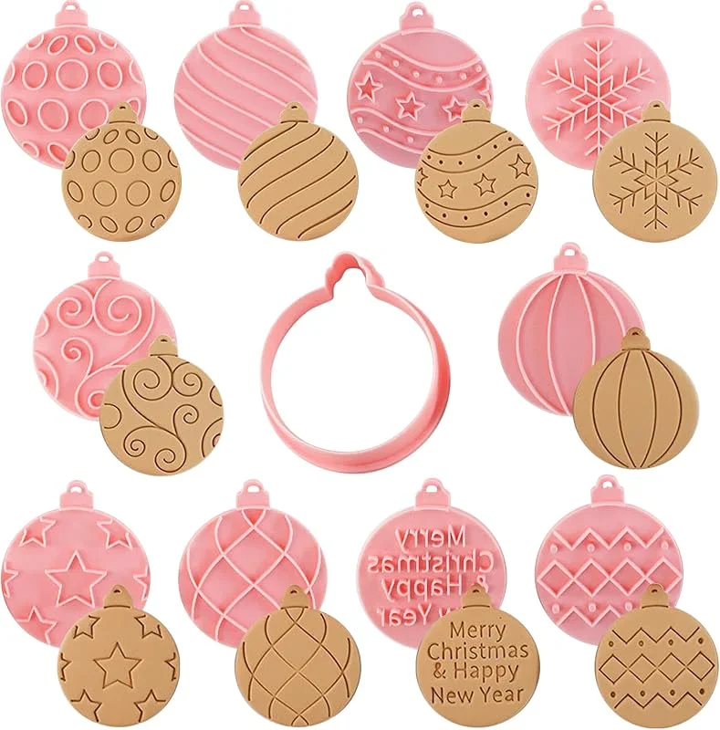 YeahBoom 10 Piezas Moldes Galletas Navidad, Cortadores de galletas de Navidad 3D, Juego de moldes para galletas de Navidad, Moldes Navidad Galletas Plástico para cookie fondant decoración de pasteles — Hogar y cocina