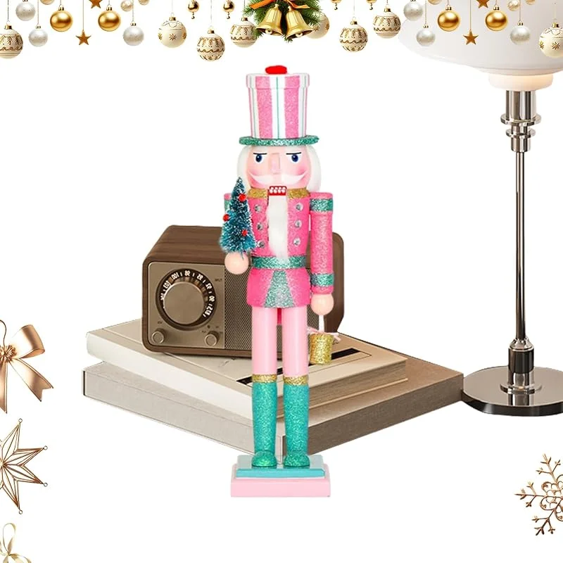 Générique Cascanueces de Navidad 38cm Figura de Madera Objetos de Colección Festivos — Decoracion Navidad