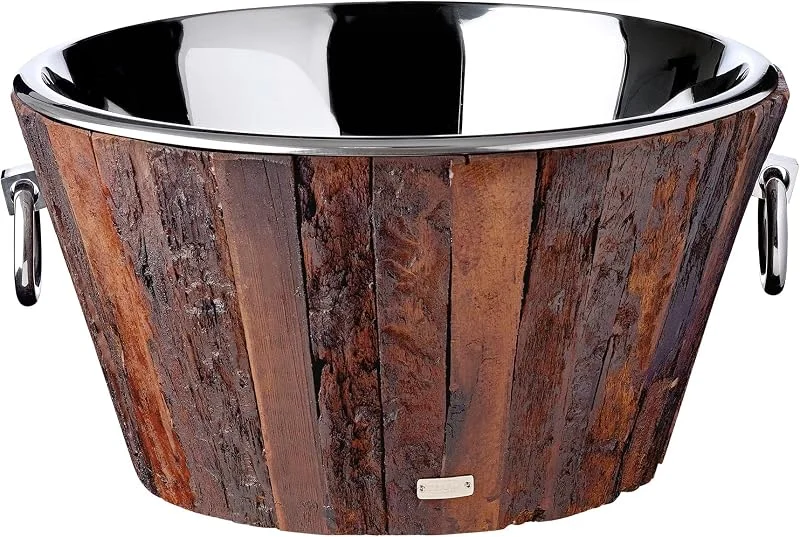 Visita la tienda de EDZARD EDZARD Champanera Montgomery (Ø 47 cm, A 25 cm) acero inoxidable — Vino y mesa festiva