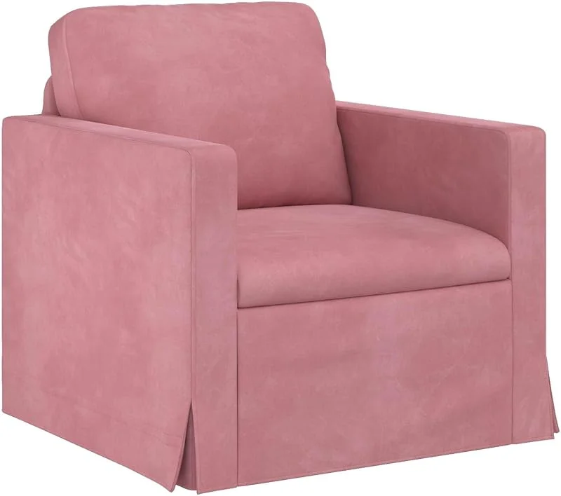 Visita la tienda de vidaXL vidaXL Sofá Rosa 78 x 78 x 80 cm Terciopelo — Decoracion Navidad