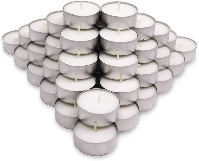 Visita la tienda de Cocod'or COCODOR Velas de té, sin fragancia (sin perfume), 100 unidades, tiempo de combustión 4-5 horas, accesorios para el hogar y decoración, aromaterapia, vela luz — Cena a la luz de velas