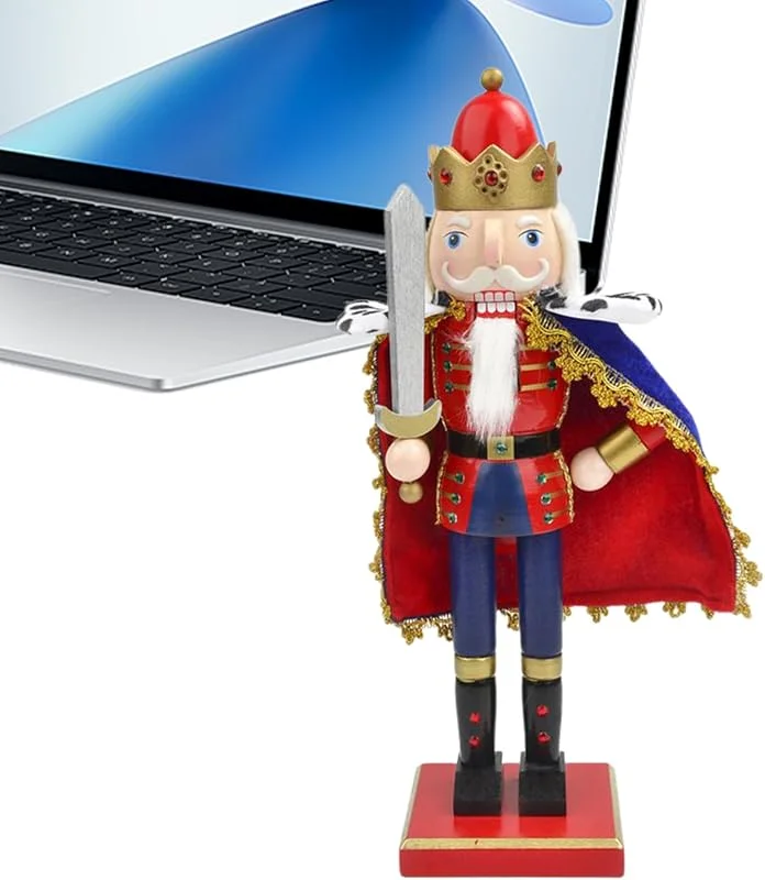 Generisch Cascanueces de Navidad Figuras Madera Decoraciones de Navidad Cascanueces — Decoracion Navidad