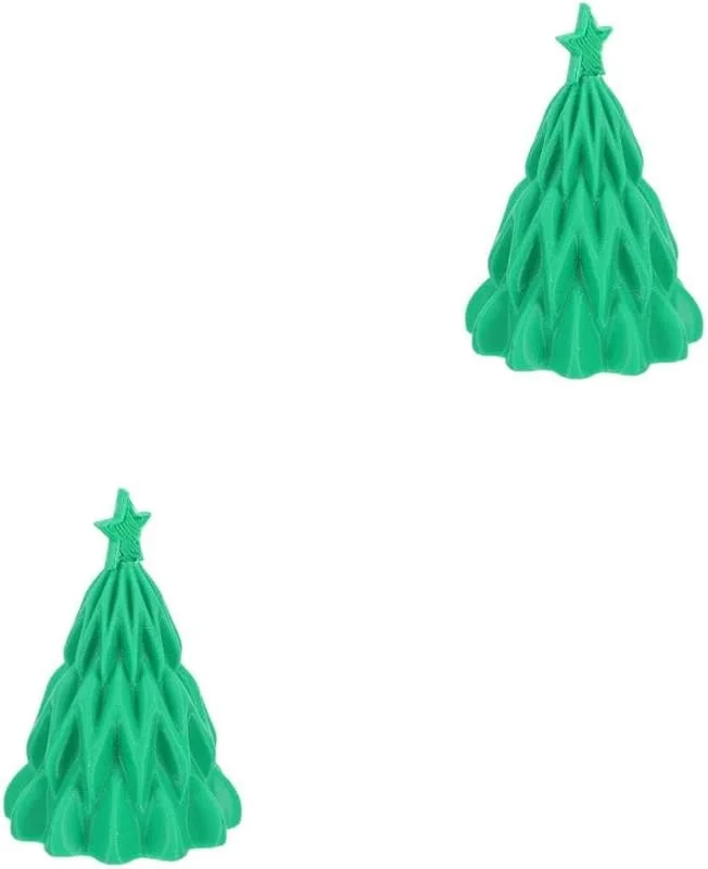 PRETYZOOM 2 Piezas Mini Árbol de Navidad Luminoso Led, Centro de Mesa — Decoracion Navidad