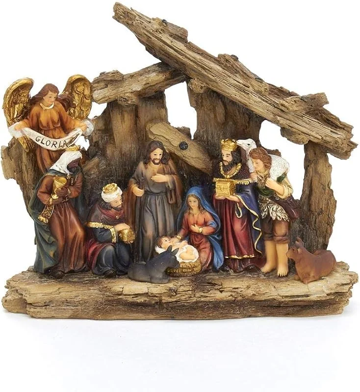 Kurt S. Adler Kurt Adler - Belén Multicolor, 7 Pulgadas de Alto — Decoracion Navidad