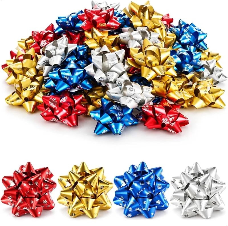 Visita la tienda de com-four com-four® 60 lazos de regalo - Lazos decorativos autoadhesivos — Envoltorio regalo