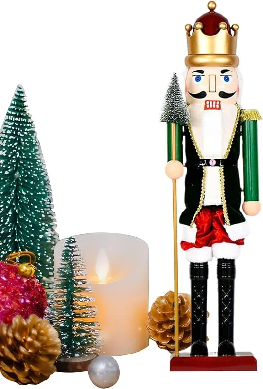 Generic Centro de mesa musical iluminado con diseño de soldados cascanueces — Decoracion Navidad