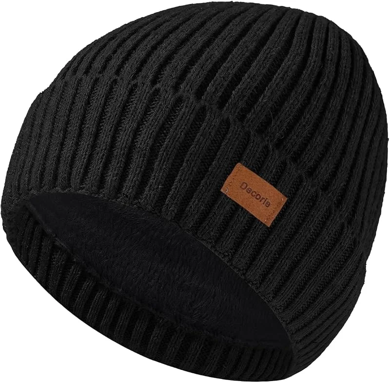 Decorie Gorro nvierno Unisex de Mezcla de Lana con Forro Polar para Navidad — Ropa Navidad
