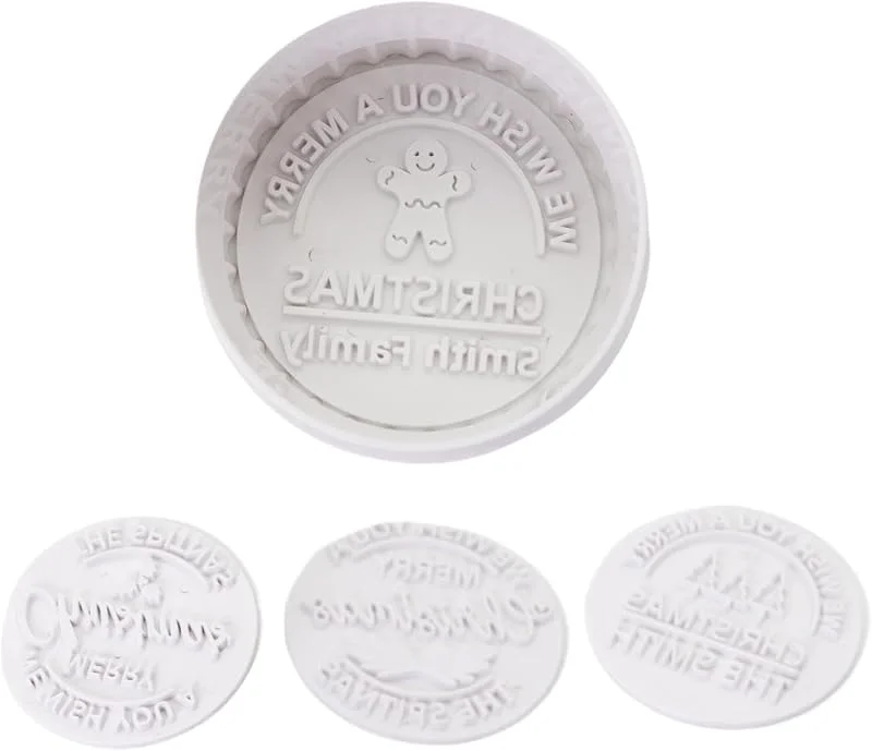 Générique Sellos para galletas de Navidad, 4 piezas, antiadherentes — Hogar y cocina