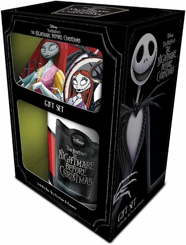 Visita la tienda de Pyramid International Set Regalo Pesadilla antes de Navidad Jack y Sally 315 ml, Ideal para Café — Adviento y mesa