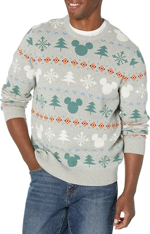 Visita la tienda de Amazon Essentials Amazon Essentials Disney, Marvel, Star Wars Suéteres de Cuello Redondo Hombre — Ropa Navidad