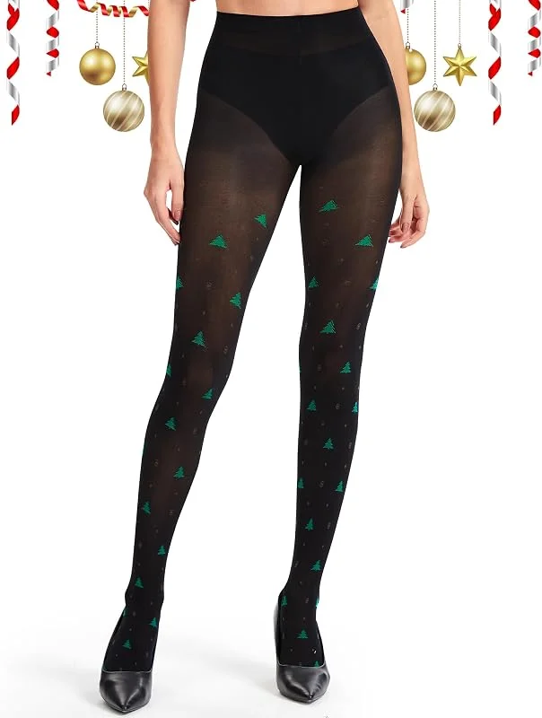 Visita la tienda de Becellen Becellen Medias Mujer Navidad, 60 Den Negro Opacas Pantys Reductoras Navidad Medias Sexy Pantys Christmas Talla Grande Stockings Negro Irrompibles Mujer Christmas — Ropa Navidad