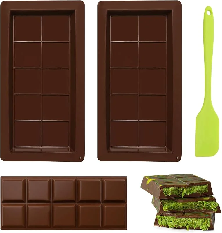 MAIXINNEW 2 Piezas Molde de Silicona para Chocolate Dubai — Hogar y cocina