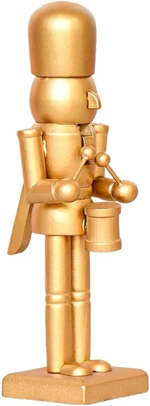 Genérico Figura Cascanueces Navideña Estatua Decorativa en Madera Estacional — Decoracion Navidad