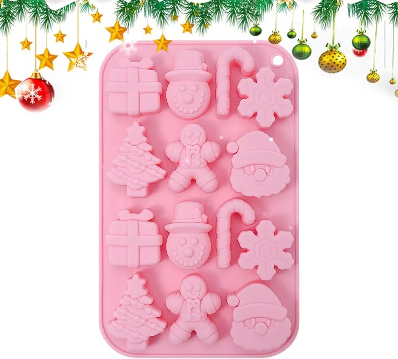 Generisch Moldes de Navidad 14 bandejas para hornear alimentos — Hogar y cocina