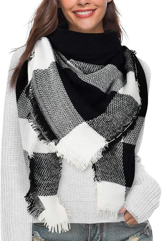 Visita la tienda de HEEKPEK heekpek Bufandas Mujer Invierno Grib Grande Chal Cálido Moda Bufandas Largas de Invierno — Ropa Navidad