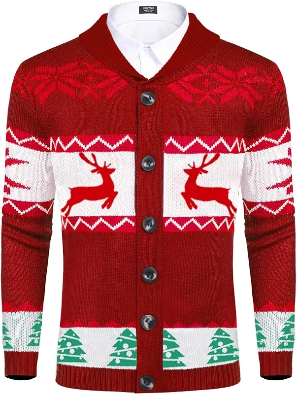 Visita la tienda de COOFANDY Coofandy Cárdigan Vaj007919 para Hombre ( ) — Ropa Navidad