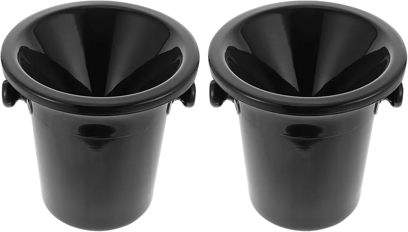 Visita la tienda de UPKOCH UPKOCH Cata de vinos Spittoon Champagne Bucket Spit Vino Barriles de vino frío Barriles de hielo Cubo 2 piezas — Vino y mesa festiva