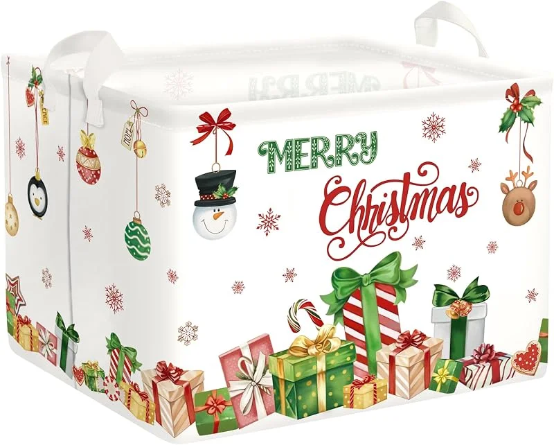 Visita la tienda de HUUMONSS Caja Regalo Reno Navidad Copos de Nieve para Chico Chica, 36L — Envoltorio regalo