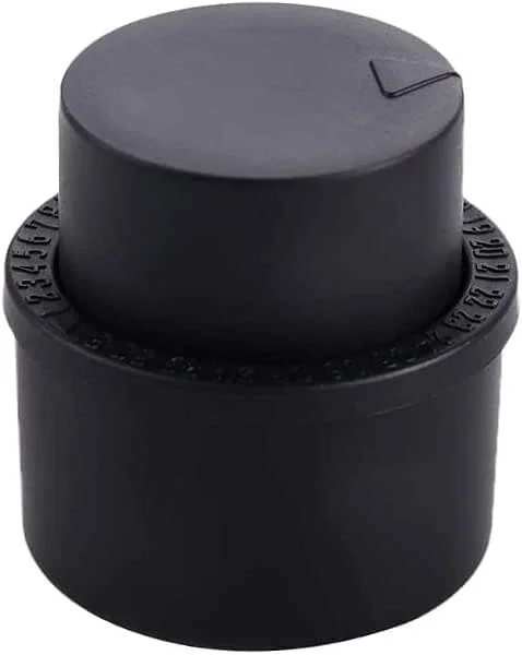 Wyjuan Black Fizz Keeper, tapas de bomba de botellas, tapón de botella, tapón de ahorro de botellas, como un tapón de botella de vino, tapa de bebida, sellador de gaseosas, tapa de soda al vacío, tapones y — Vino y mesa festiva