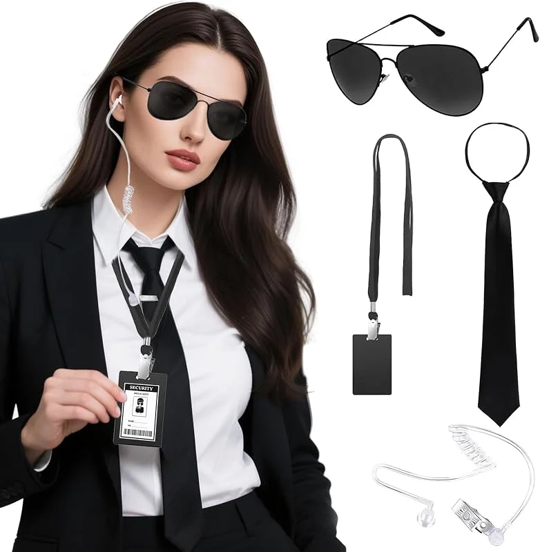 Visita la tienda de BACH AND BOOZY juego accesorios disfraz agente secreto detective traje adulto — Ropa Navidad
