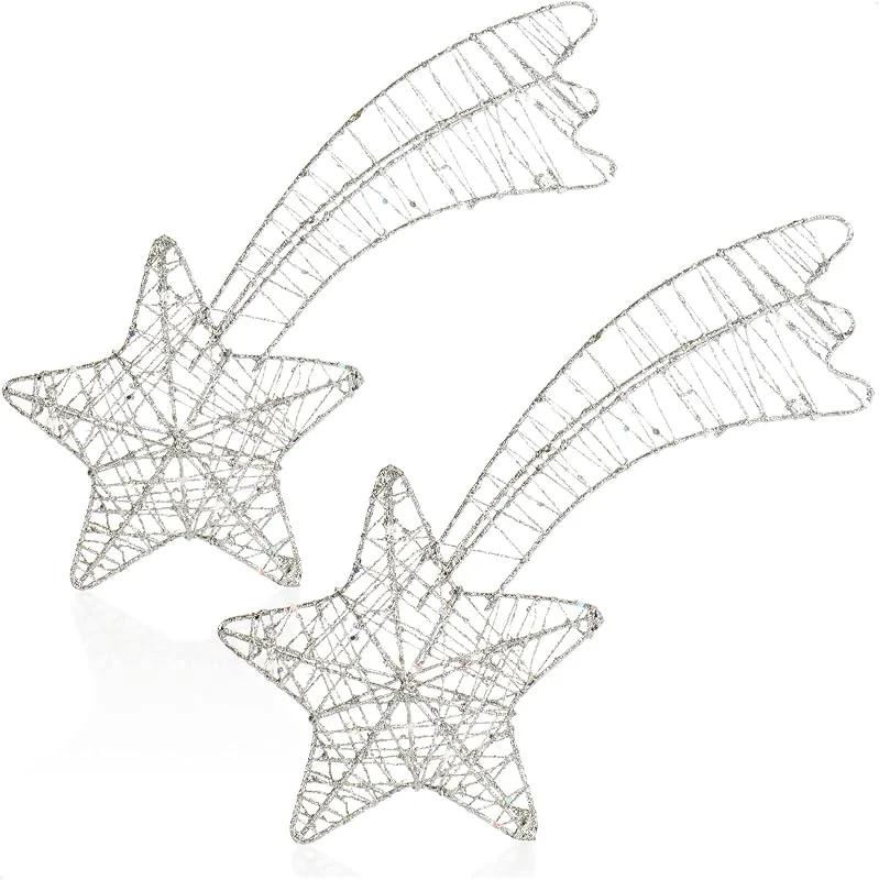 Visita la tienda de com-four COM-FOUR® 2X Estrellas Decorativas Navidad, Estrella de decoración — Decoracion Navidad
