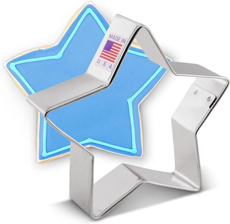 Visita la tienda de Ann Clark Cookie Cutters Ann Clark Cookie Cutters Cortador de galletas estrella - 9 cm - Acero fabricado en EE. UU. — Hogar y cocina