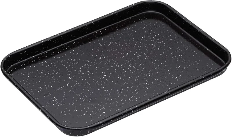 Visita la tienda de Master Class MasterClass Bandeja de horno pequeña, esmalte vítreo resistente a los arañazos y apta para inducción, acero de 1 mm de grosor, 24 x 18 cm, negro — Hogar y cocina
