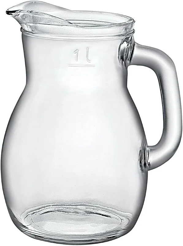 Bormioli Rocco Jarra Bistrot de vidrio 1 l — Vino y mesa festiva