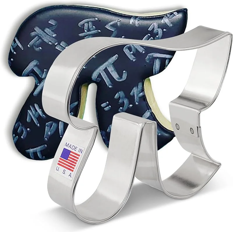 Visita la tienda de Ann Clark Cookie Cutters Ann Clark Cookie Cutters Cortador de galletas símbolo Pi por Flour Sugar Butter - 9, 5 cm — Hogar y cocina