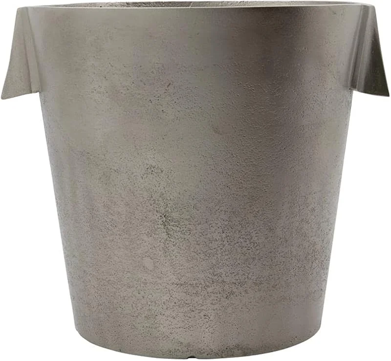 House Doctor 211151012 Buck - Enfriador de vino, plata cepillada, aluminio, tamaño pequeño — Vino y mesa festiva