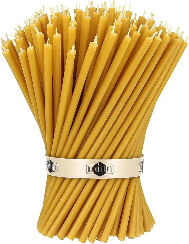 Visita la tienda de Danilovo Danilovo Ritual - Velas 100% de cera de abeja - Velas ortopédicas para decoración — Cena a la luz de velas
