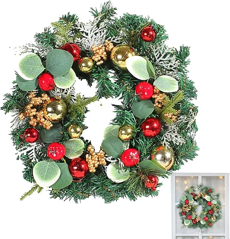 Generisch Coronas de Navidad para la puerta principal Decoraciones de corona de — Decoracion Navidad