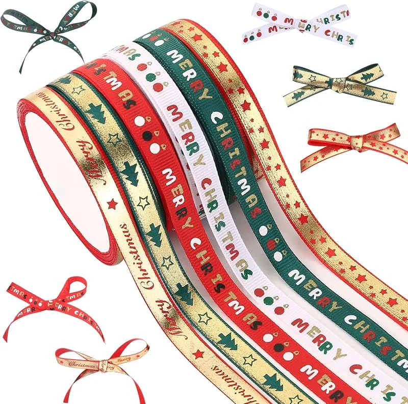 Visita la tienda de LIHAO LIHAO 6 Rollos de Cinta de Navidad para Regalos y Manualidades — Envoltorio regalo
