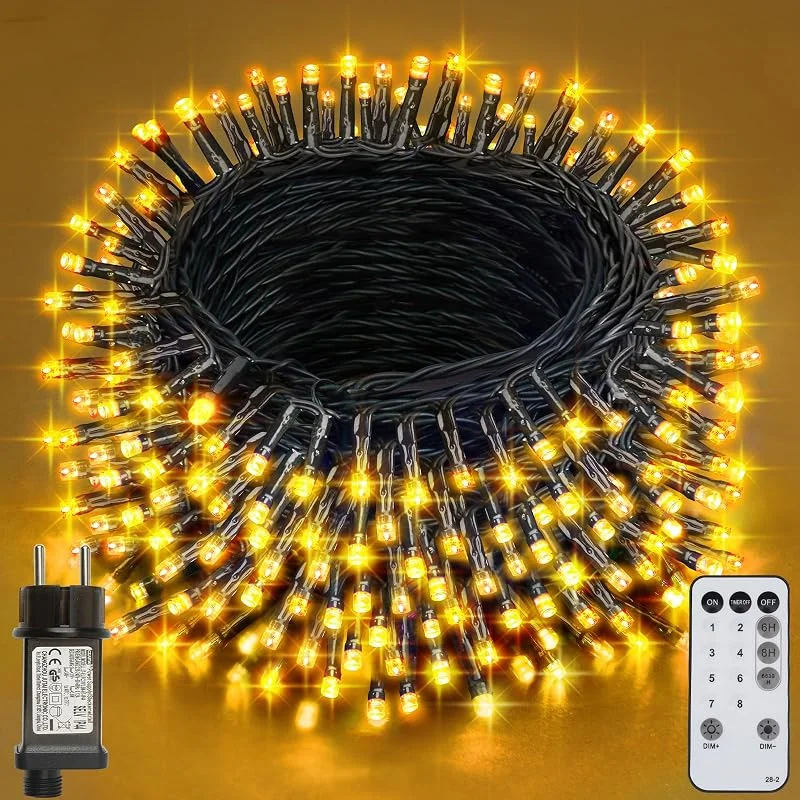Realky Luces de Navidad, 38.2M 320 LED Luces de Arbol de Navidad — Luces Navidad