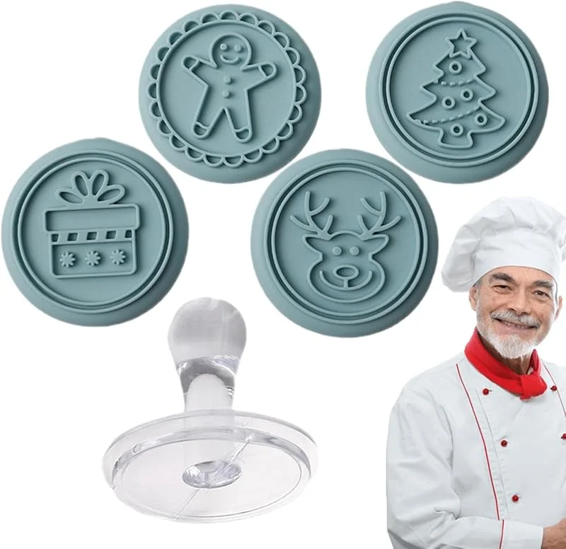 Genérico Sello de Galletas Navidad Antiadherente Reutilizable — Hogar y cocina