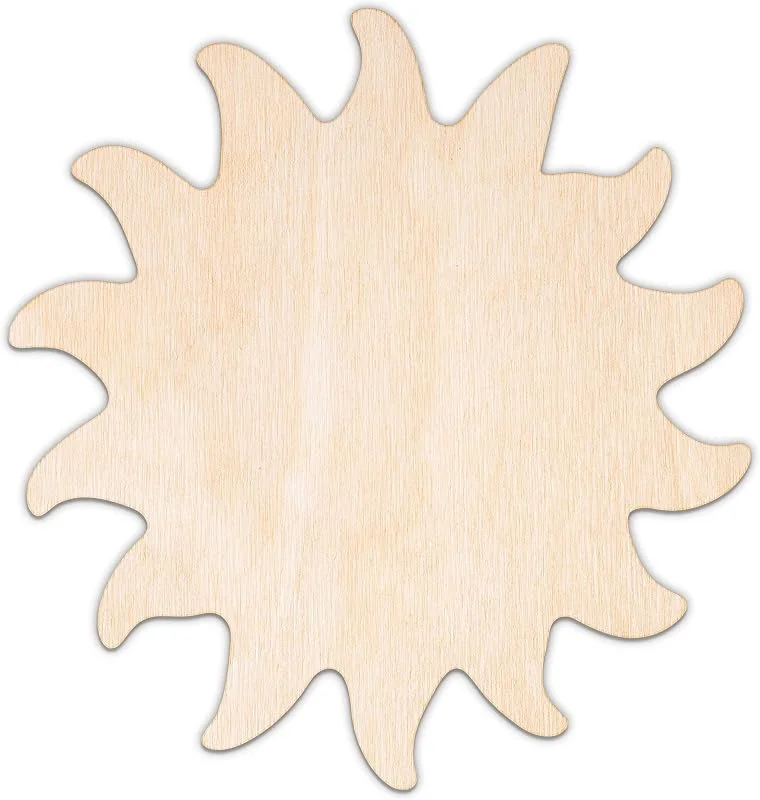 Visita la tienda de Creative DECO Creative Deco Formas Tiempo de Contrachapado o MDF Personalizadas, Sol — Envoltorio regalo