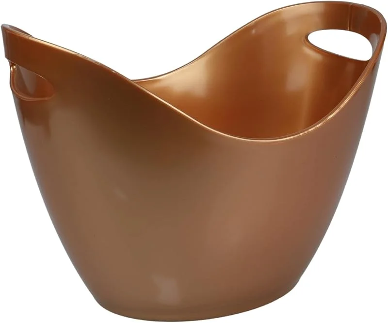 Bar@Drinkstuff 33383-59429 Sonrisa - Enfriador acrílico para vino y champán, 8 litros (cobre) — Vino y mesa festiva