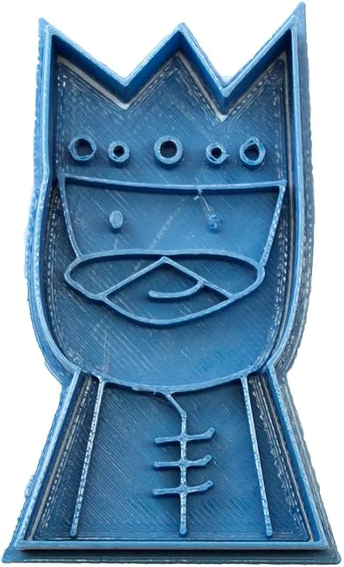 Visita la tienda de Cuticuter Cuticuter Navidad Gaspar Cortador de Galletas, Plástico, Azul, 8x7x1.5 cm — Hogar y cocina
