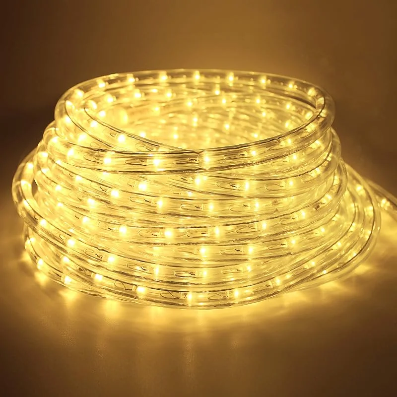 Forever Speed COCOMIA Tiras de LED Barra de luz LED Barra de luz (36leds, M unidad y Exterior Luces para sala, Jardín, Navidad, bodas, fiestas - Blanco Cálido Tubo de luz (Blanco Cálido), 8 m — Luces Navidad