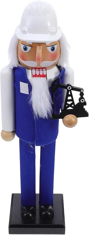 Visita la tienda de Alipis Alipis Adorno de Ingeniero de Madera Figura de Cascanuecas Pintada Mano para Decoración de Escritorio Soldado de Madera para Centro de Mesa Navideño Juguete de Cascanueces Tradicional — Decoracion Navidad
