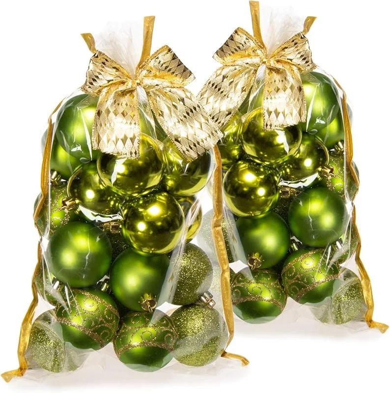 Visita la tienda de com-four com-four® 40x Bolas de Navidad, Bolas de plástico para árboles de Navidad — Decoracion Navidad