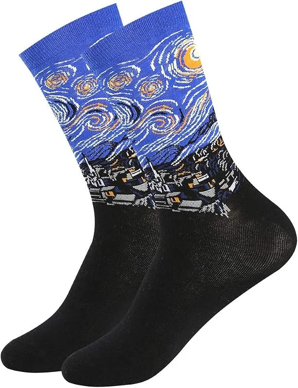 Visita la tienda de BONANGEL BONANGEL Calcetines Funky para Hombre, Calcetines Navideños Hombre 39-46 — Decoracion Navidad